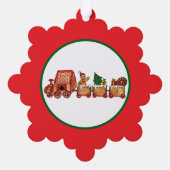 Carte Décorative Train de Noël (Verso)