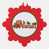 Carte Décorative Train de Noël (Recto)