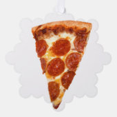 Carte Décorative tranche de pizza pepperoni classique de SlipperyJo (Recto)