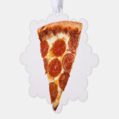 Carte Décorative tranche de pizza pepperoni classique de SlipperyJo (Gauche)