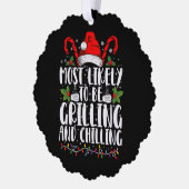 Carte Décorative Très Probable Que Noël Soit Grillant Et Chaleureux (Gauche)