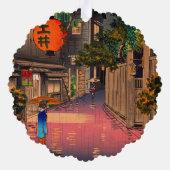 Carte Décorative Tsuchiya Koitsu - Soirée à Ushigome (Verso)