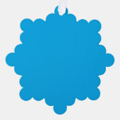 Carte Décorative Un fond bleu vif uni remplit (Recto)