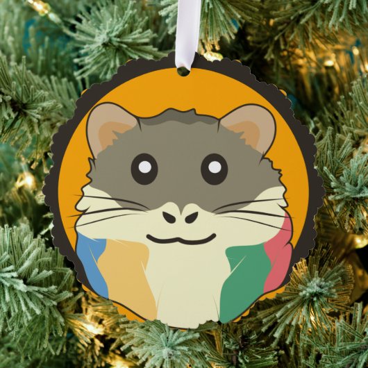 Carte Décorative Un hamster ludique et drôle (Insitu (Arbre))
