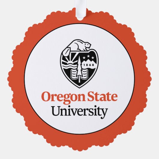 Carte Décorative Université d'État de l'Oregon (Verso)