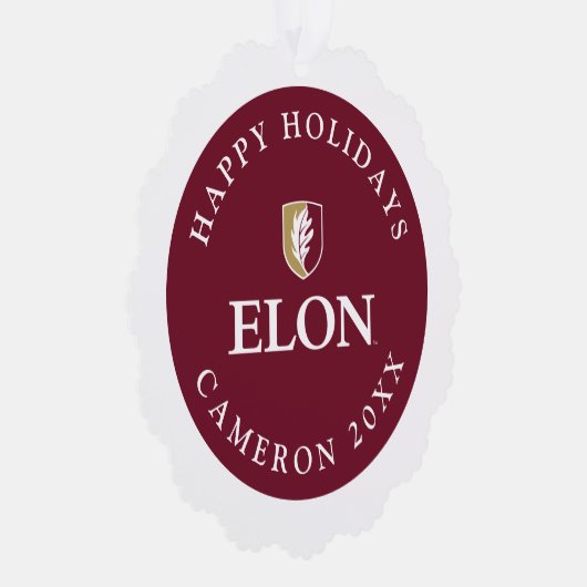 Carte Décorative Université Elon (Droite)