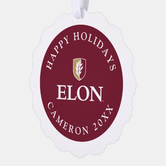 Carte Décorative Université Elon (Gauche)