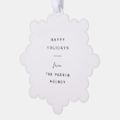 Carte Décorative Vacances d'entreprise | Minimal avec photo (Gauche)