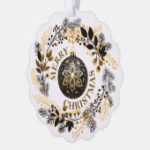 Carte Décorative Vacances Gold Black (Gauche)