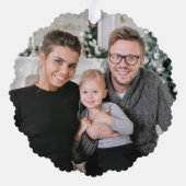 Carte Décorative Vacances photo du Père Noël (Verso)