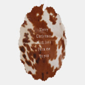 Carte Décorative Vachette Brown occidentale (Droite)