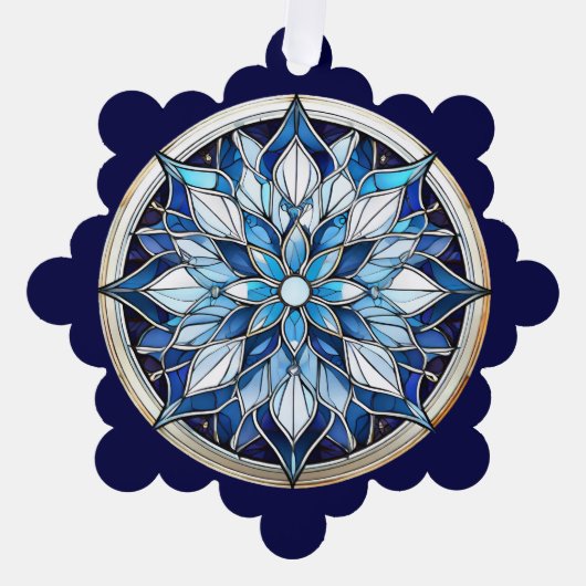 Carte Décorative Verre verni Abstrait Flake de neige (Recto)