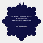 Carte Décorative Verre verni Abstrait Flake de neige (Verso)