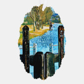 CARTE DÉCORATIVE VERROUILLAGE DE BATEAU (Droite)