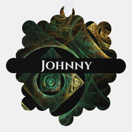 Carte Décorative Vibrations magiques Art Abstrait (Recto)