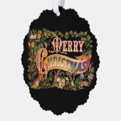 Carte Décorative Vidéo de Noël Floral (Gauche)