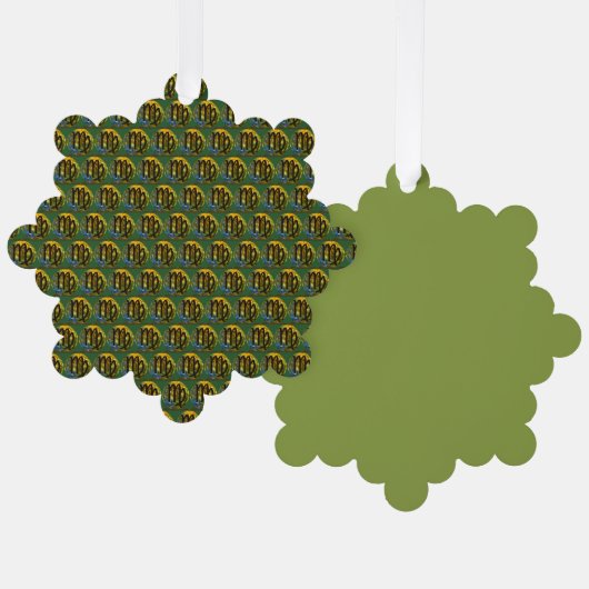 Carte Décorative Vierge (Recto/Verso)