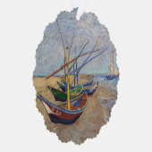 Carte Décorative Vincent van Gogh - Bateaux de pêche sur la plage (Droite)