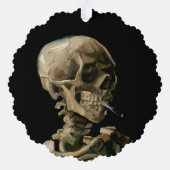 Carte Décorative Vincent van Gogh - Crâne avec Cigaret brûlant (Verso)