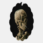 Carte Décorative Vincent van Gogh - Crâne avec Cigaret brûlant (Droite)