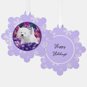 Carte Décorative West Highland White Terrier Peinture Chien Art