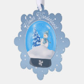 Carte Décorative Winter Wonderland Snowflake (Gauche)