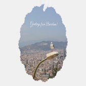 Carte Décorative World2Celebrate : Salutations de Barcelone! (Droite)