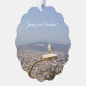 Carte Décorative World2Celebrate : Salutations de Barcelone! (Gauche)