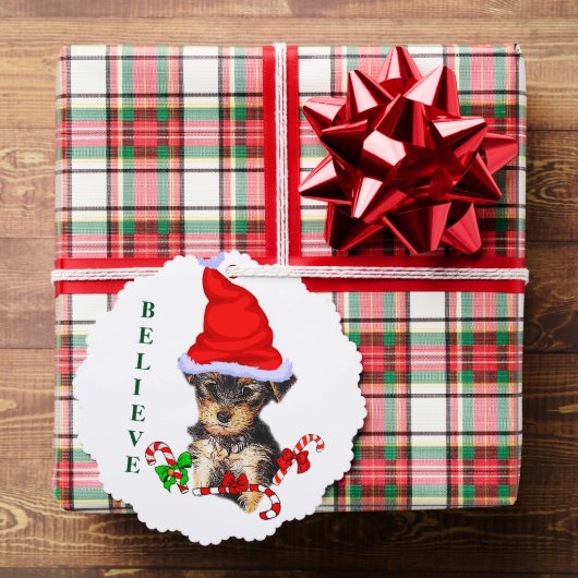 Carte Décorative Yorkshire Terrier Noël (Insitu (Cadeau))