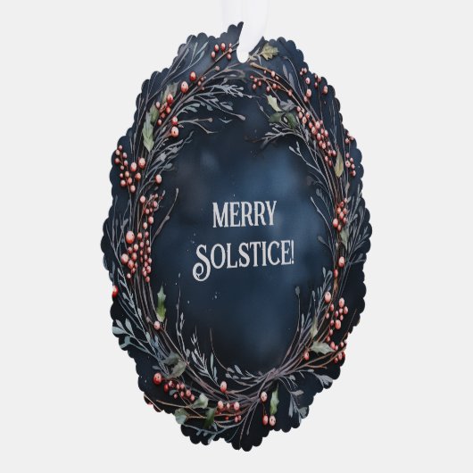 Carte Décorative Yule (Droite)