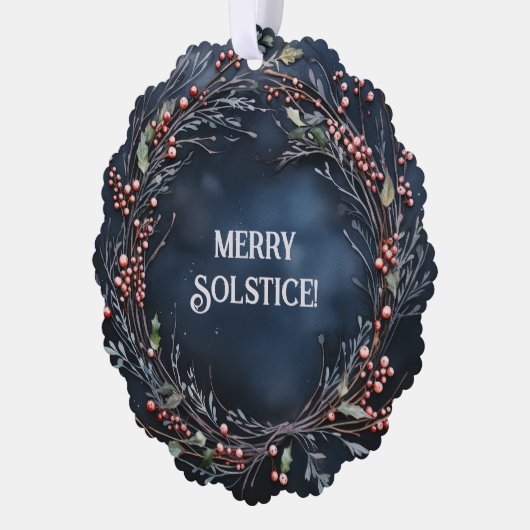 Carte Décorative Yule (Gauche)