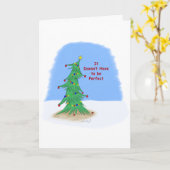 Carte décorée de l'arbre de Noël (Fleur jaune)