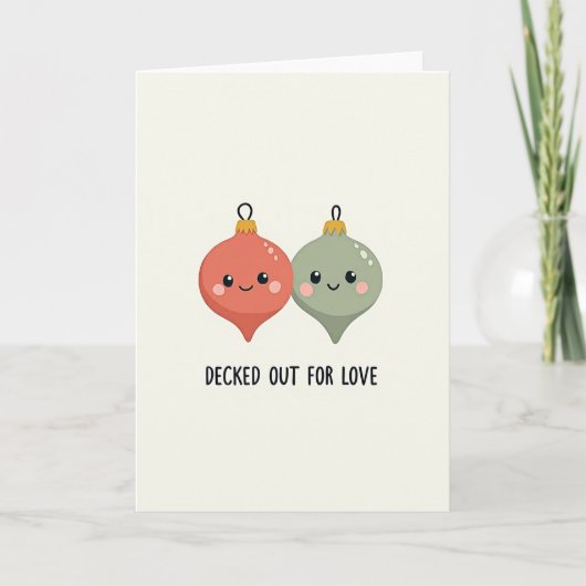Carte Décorée Pour L'Amour (Devant)