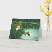 Carte Découverte de matin (Fleur jaune)