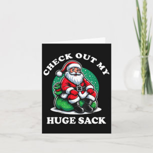 Carte Découvrez Mon immense sac Père Noël Noël 2024 2
