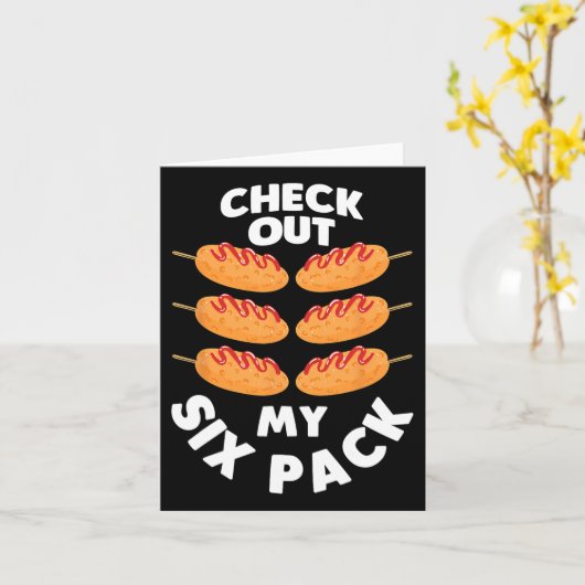 Carte Découvrez Mon Pack Bodybuilder Corn Dog State F (Fleur jaune)