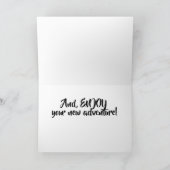 CARTE DÉCOUVREZ VOTRE NOUVELLE AVENTURE (Intérieur)