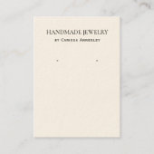 Carte d'écran à oreille simple et élégante (Devant)