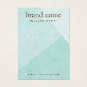 Carte d'écran d'oreille bleu Aqua (Devant)