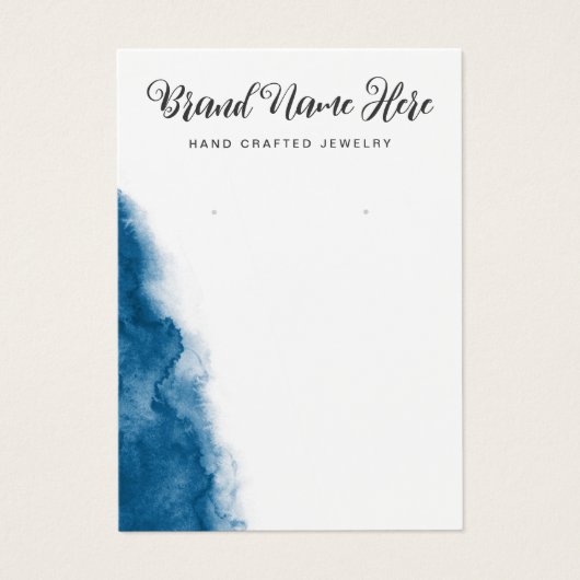 Carte d'écran d'oreille bleu foncé (Devant)