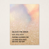 Carte d'écran d'oreille Chic Gold Parties scintill (Dos)