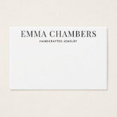 Carte d'écran d'oreille en noir blanc (Devant)