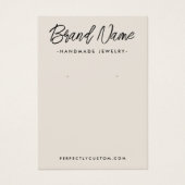 Carte d'écran d'oreille légère moderne (Devant)