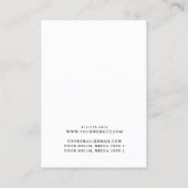 Carte d'écran d'oreille pour cadre argenté moderne (Dos)