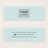 Carte d'écran d'oreille pour les médias sociaux bl (Devant & derrière)