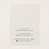 Carte d'écran d'oreille pour logo personnalisé cla (Dos)