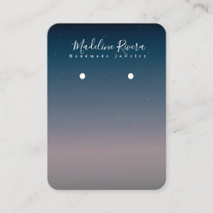 Carte d'écran d'oreille Sky Blue Gradient faite à 