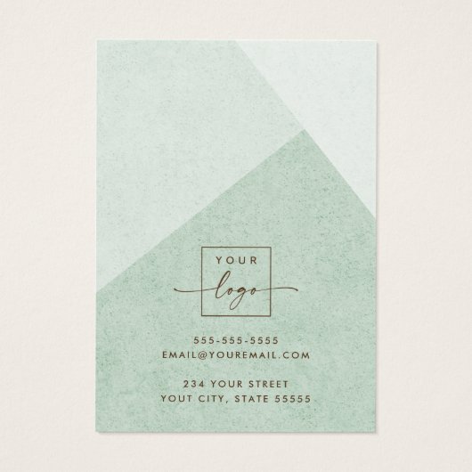 Carte d'écran d'oreille vert clair (Dos)