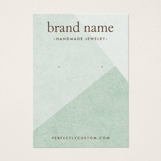 Carte d'écran d'oreille vert clair (Devant)