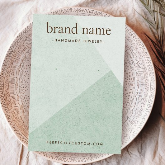 Carte d'écran d'oreille vert clair